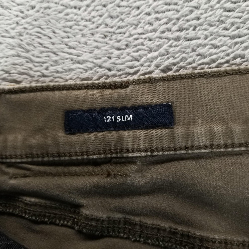 Lucky Brand Jeans Mens 38x30 Brown 121 Slim Straight Comfort Mid Rise - Picture 4 of 10
